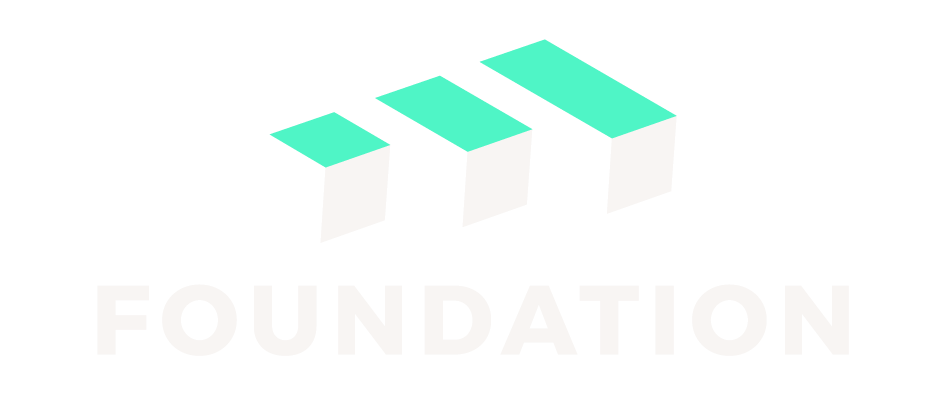 F Foundation Stacked Logo Dark TRANSPARENT BG Shorter